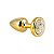 Plug Anal Dourado P com Pedras Cravejadas Less - Hard - Imagem 2