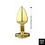 Plug Anal Dourado P com Pedras Cravejadas Less - Hard - Imagem 5