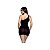 Mini Vestido com Recortes em Tule e Aplicação de Strass - Yaffa - Imagem 3