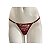 Calcinha Fio Dental de Renda com Frase Frontal Safada - Yaffa - Imagem 16