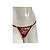 Calcinha Fio Dental de Renda com Frase Frontal Safada - Yaffa - Imagem 17