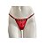 Calcinha Fio Dental de Renda com Frase Frontal Safada - Yaffa - Imagem 13
