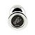 Plug Anal Cromado Signo Escorpião Tam G - Hard - Imagem 2