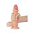 Pênis Dupla Densidade 19,5 cm x 3,7 cm 7.5'' Sliding Skin Dual Layer Dong - Lovetoy - Imagem 3