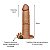 Capa Peniana 20cm x 4,3cm Extende 7,6cm com Vibração Add 3 Pleasure X Tender Vibrating Penis Sleeve - Lovetoy - Imagem 12