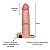 Capa Peniana 20cm x 4,3cm Extende 7,6cm com Vibração Add 3 Pleasure X Tender Vibrating Penis Sleeve - Lovetoy - Imagem 11
