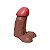 Pênis Kratos 18cm x 7,6cm com Escroto - Adão e Eva - Imagem 2