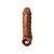 Capa Peniana com Anel para Escroto 16cm x 4cm Extende 4cm - Lovetoys - Imagem 2