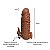 Capa Peniana 15cm x 4,5cm Extende 1cm com Vibração e Anel para Escroto- Lovetoys - Imagem 6