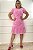 Vestido Rosa Laise Bordado - Imagem 1