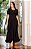 Vestido Valentina longo na   cor preto  Cód: 00321 marca Maria Amore - Imagem 1