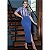 Conjunto  saia e camisa a cor azul - Kauly - Imagem 1