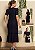 Vestido midi Marinho em malha  laise - Luciana Pais - ref. 94003 - Imagem 2