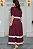 Vestido max midi Marsala ref 4177 Kauky - Imagem 3