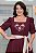 Vestido max midi Marsala ref 4177 Kauky - Imagem 4