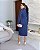 Vestido Roial Midi em tricot manga longa com gola diferenciada ref 4221 kauly - Imagem 3