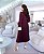 Vestido Burgundy Midi Plissado em alfaiataria Premium Marsala  KAULY - Imagem 2