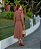 Vestido Linho Avelã Midi Com Jaqueta Trend Boxe - Luciana Pais - Imagem 4