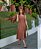 Vestido Linho Avelã Midi Com Jaqueta Trend Boxe - Luciana Pais - Imagem 3