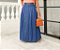 Saia jeans longa Luana ref 12660 marca Joyaly - Imagem 1