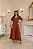 Vestido Max Kauly Crepe Terracota 4412 - Imagem 1