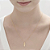Pingente de ouro amarelo 18K com diamante - Menina 1,5 grama - Imagem 2