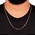 Corrente Cartier Masculino Elos Liso em Ouro 18K - 7 gramas - Imagem 1