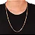 Corrente modelo Fígaro 3x1 Masculina em Ouro 18K - 9 gramas - Imagem 1