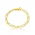 Pulseira modelo Groumet Masculina em Ouro 18K 3x1 - 5 gramas - Imagem 2