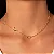 Choker Semijoia Coração Vazado - Imagem 1