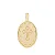 Medalha de ouro amarelo 18K - Nossa Senhora Aparecida   1,5 grama - Imagem 4