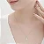 Pingente de ouro branco 18K com diamante - Menino  1,5 grama - Imagem 2