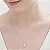 Pingente de ouro branco 18K com diamante - Menina  1,5 grama - Imagem 2