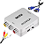 Adaptador Conversor Vídeo RCA AV para VGA 1080p AV2 x Vga - Imagem 2