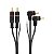 Cabo 2 RCA Macho + Terra x 2 RCA 90° Macho + Terra 1,5m Storm - Imagem 4