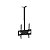 Suporte de Teto com 3 Níveis de Movimento e 360 Graus para TV Proeletronic PQST-AT55T - Imagem 6