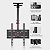 Suporte de Teto com 3 Níveis de Movimento e 360 Graus para TV Proeletronic PQST-AT55T - Imagem 5
