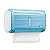 Toalheiro Compacto Urban Azul Glass | Premisse - Imagem 1