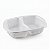 Bandeja G-322 1150ML Branca C/02 DIV | Galvanotek - Imagem 2