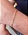 Pulseira Banhada a Ouro Corrente Masculina 21,5cm x 3mm - Imagem 1
