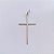 Pingente Crucifixo Fino 3,6cm x 2,1cm - Prata 925 - Imagem 1