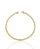 Pulseira Piastrine 3mm 21cm - Banho de Ouro 18k - Imagem 1