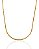 Corrente Elo Português 3mm 60cm - Banho de Ouro 18k - Imagem 1
