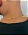 Corrente com Cruz Elo Grumet Duplo 3mm 60cm - Banho de Ouro 18k - Imagem 3