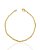 Pulseira Piastrine com Detalhe 2mm 20cm - Banho de Ouro 18k - Imagem 1