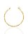 Pulseira Infantil Cartier 3x1 3mm 14cm - Banho de Ouro 18k - Imagem 1