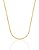 Corrente Infantil Piastrine com Detalhe de Riscos 2mm 40cm - Banho de Ouro 18k - Imagem 1
