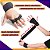 Luvas Fit Com Munhequeira Academia Musculação CrossFit MBFit - Imagem 3