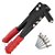 Alicate Rebitador Rebitadeira Manual 4 Bicos e 40 Rebites - Western - Imagem 1
