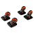 Kit De Rodas Atlas P/ Caixa De Transporte 10 20 30 E 40 L440 Ferplast - Imagem 1